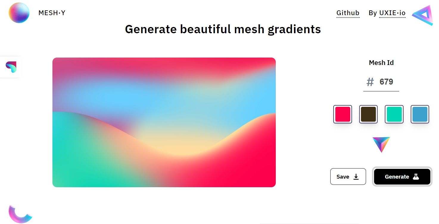 Mesh·y - Mesh Gradients Generator