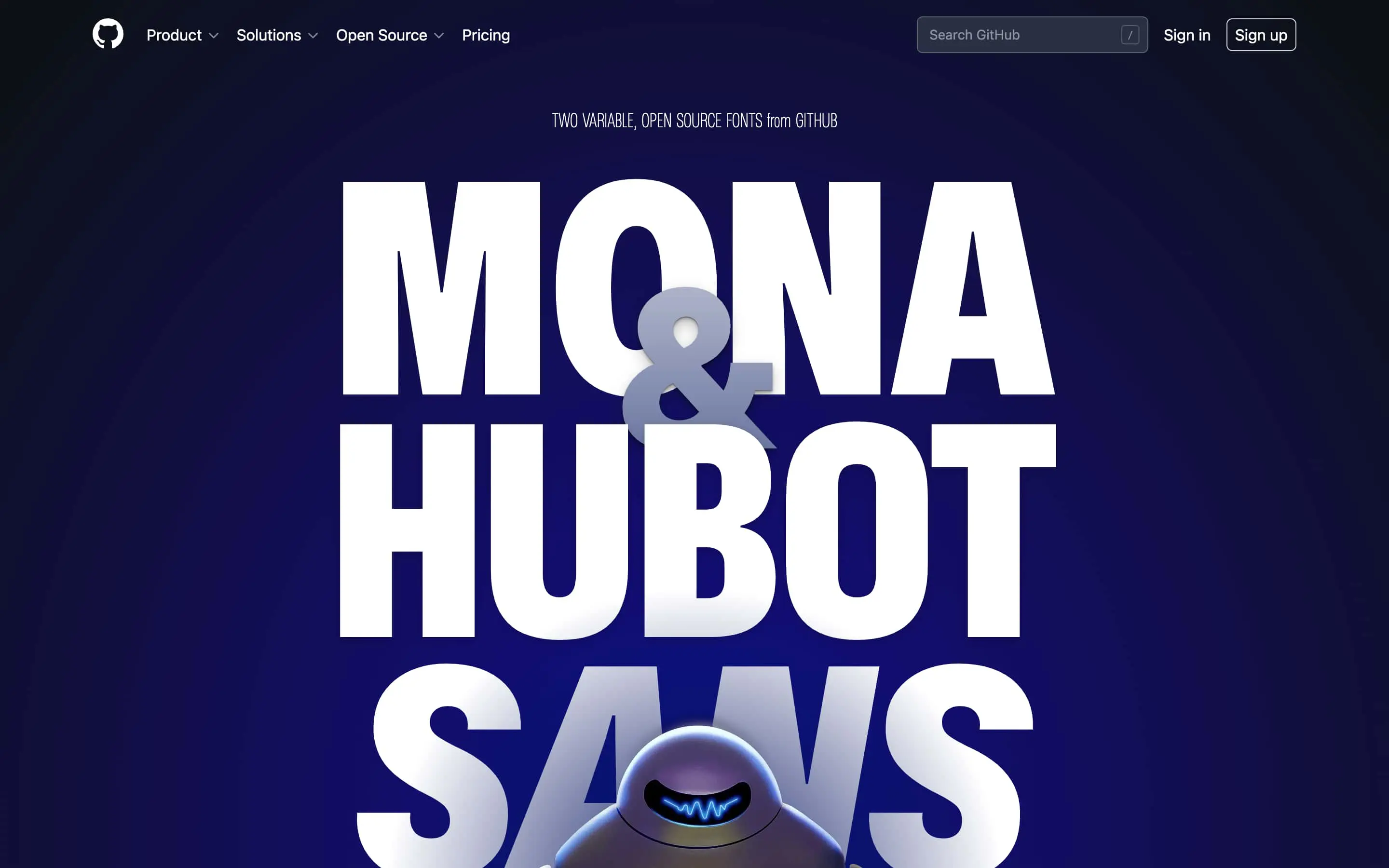 Web Type Line How to use huge type on the web