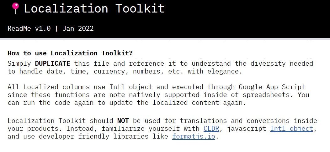 Localization Toolkit - Your go-to hub for localized content