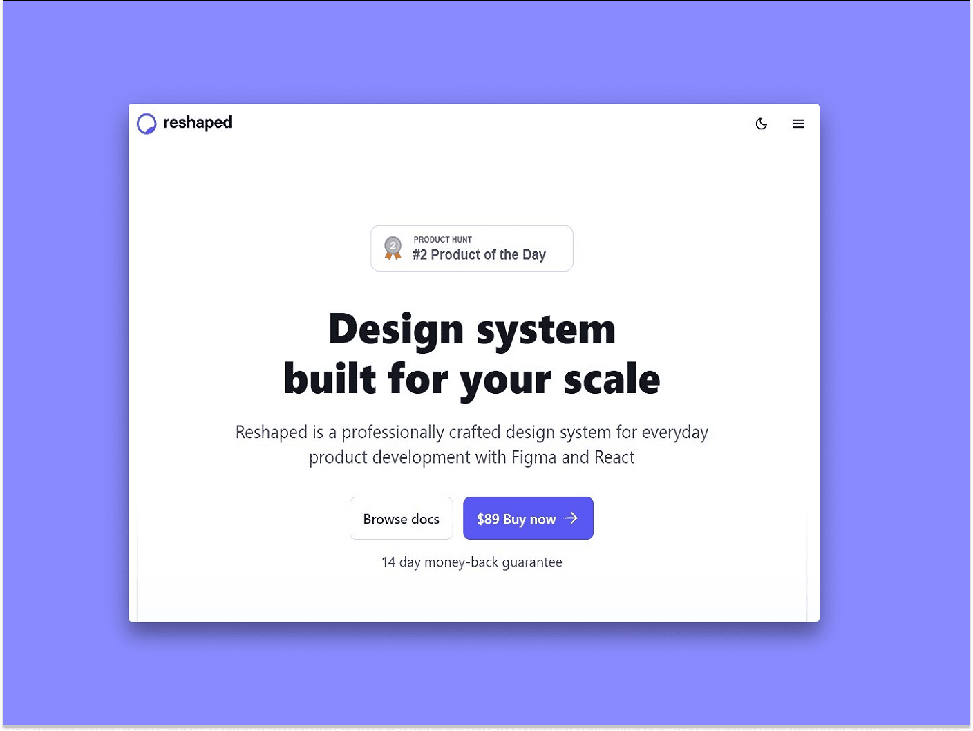 Reshaped - Design System