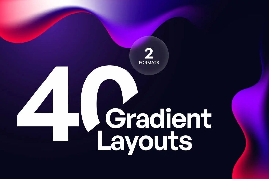 Liquid wave mesh gradient background pack