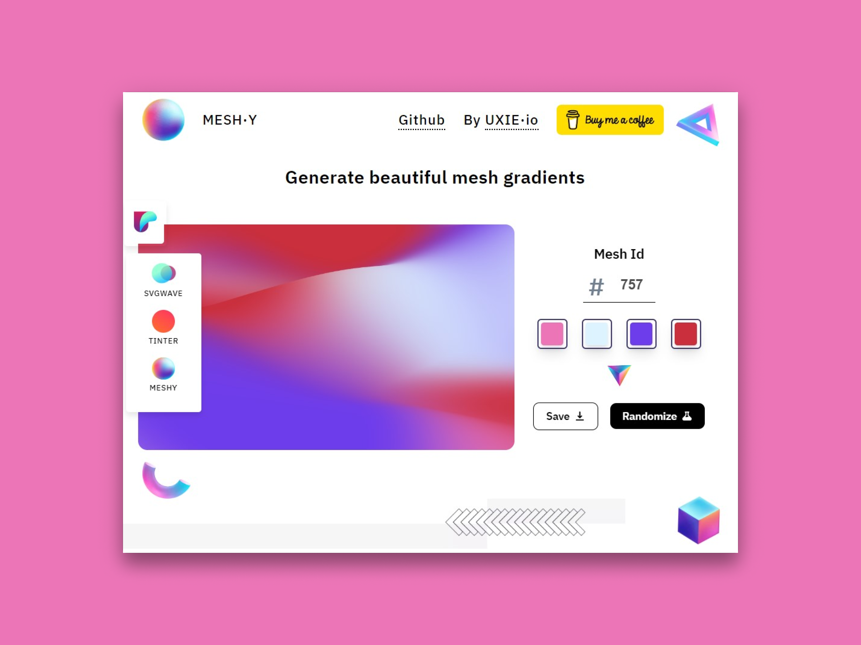 Mesh·y - Mesh Gradients Generator