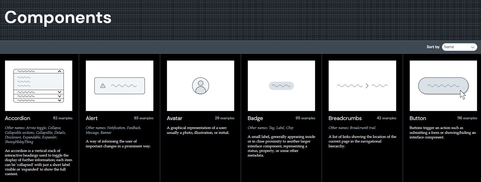 The Component Gallery - From the world's best design systems