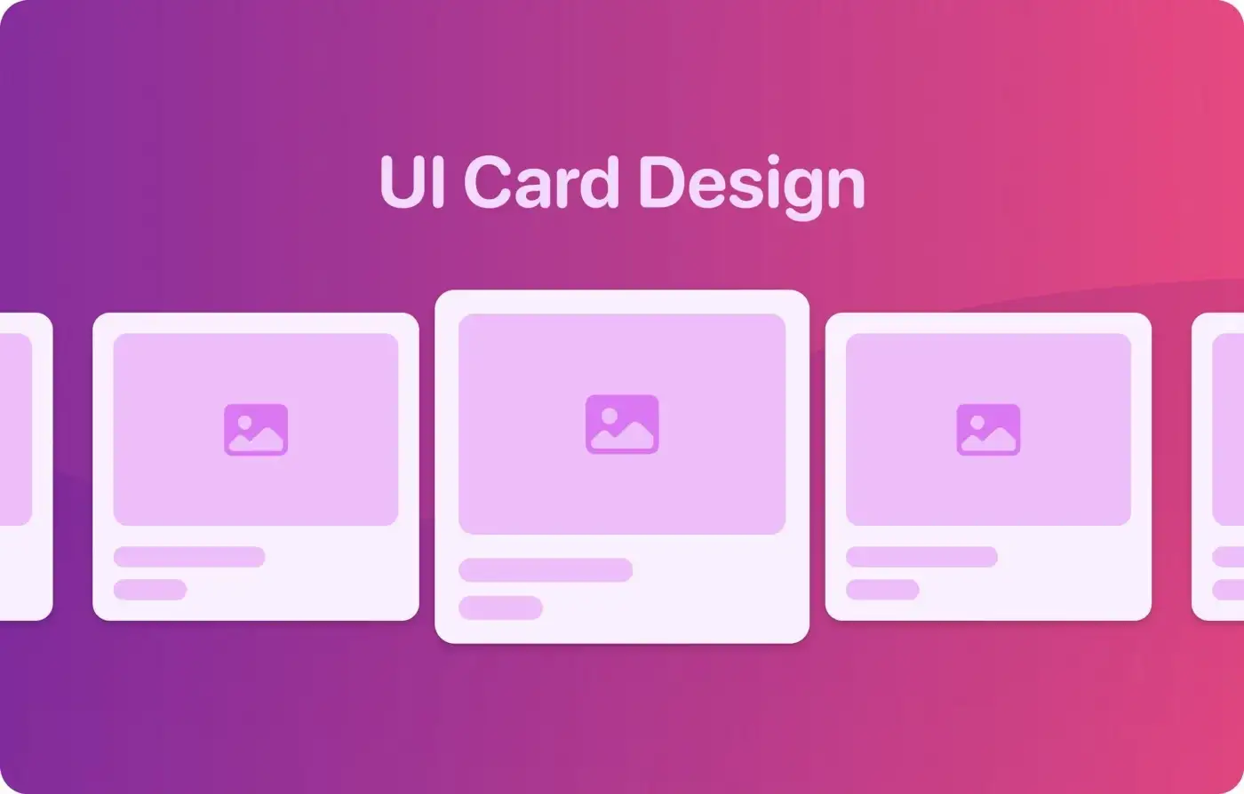 8 best practices for UI card design