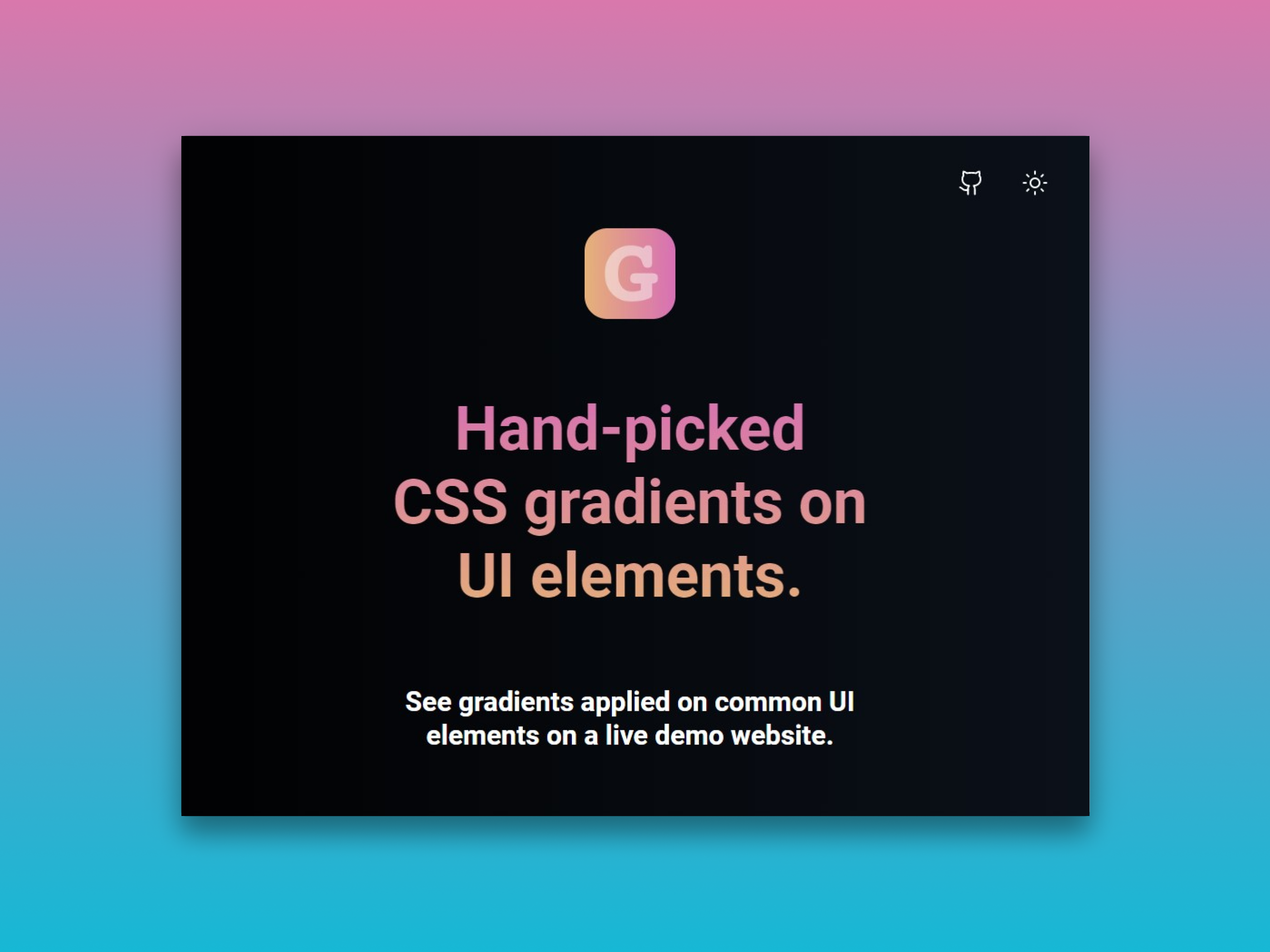Gradientos - Find and test gradients easily