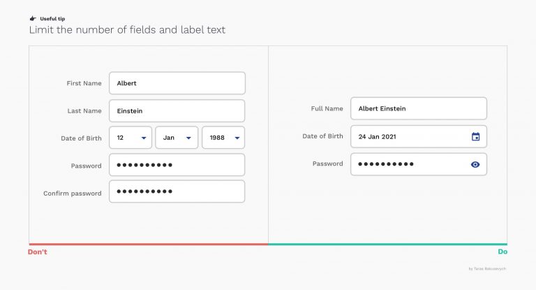 Text fields & Forms design — UI components series - Prototypr | Prototyping