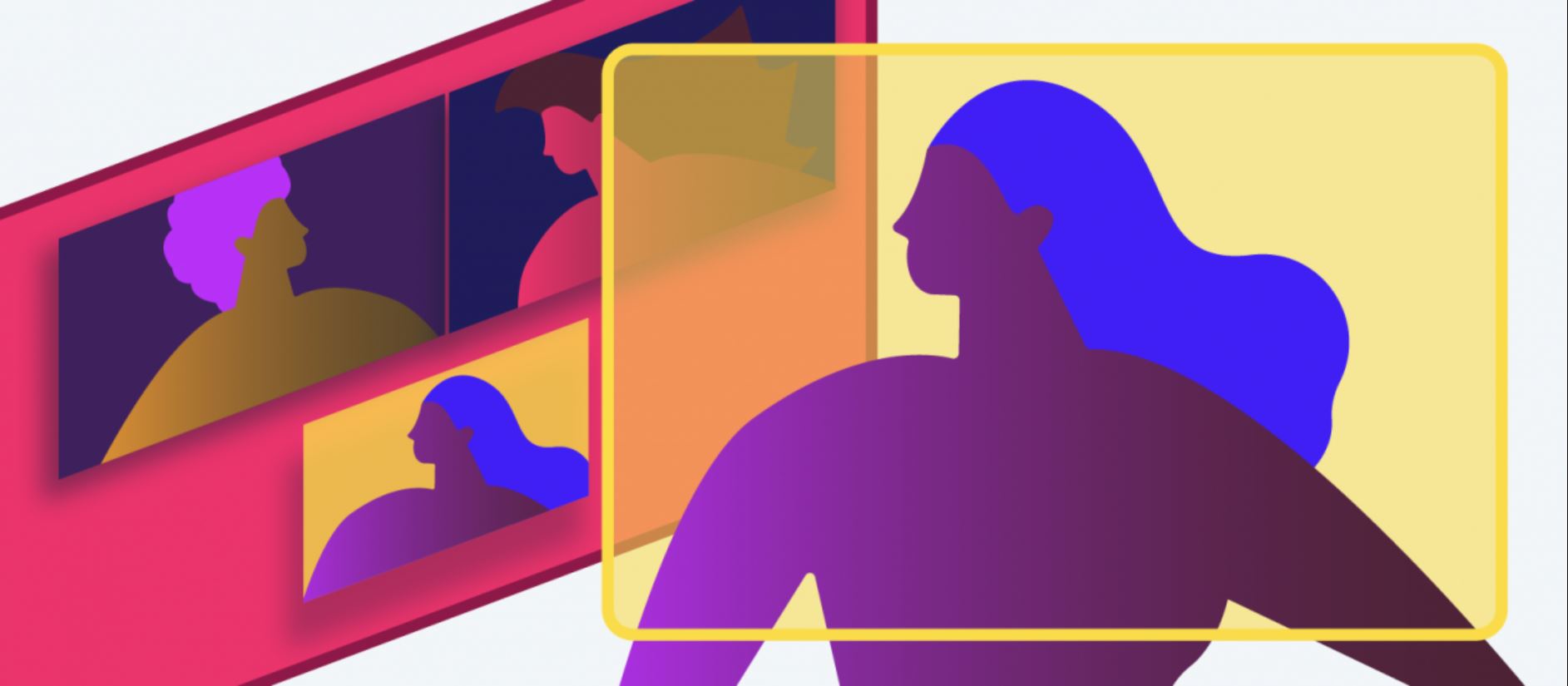 video chat article header - person looking into a screen