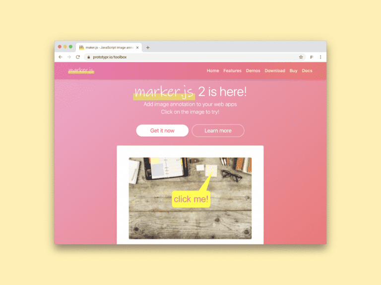 marker.js Image Annotation Features in your Web Apps Prototypr.io